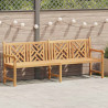 ławka Brązowy 228 x 60 x 90 cm Lite drewno teakowe