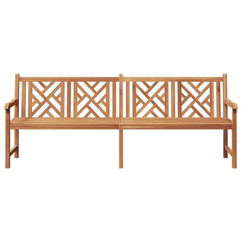 ławka Brązowy 228 x 60 x 90 cm Lite drewno teakowe