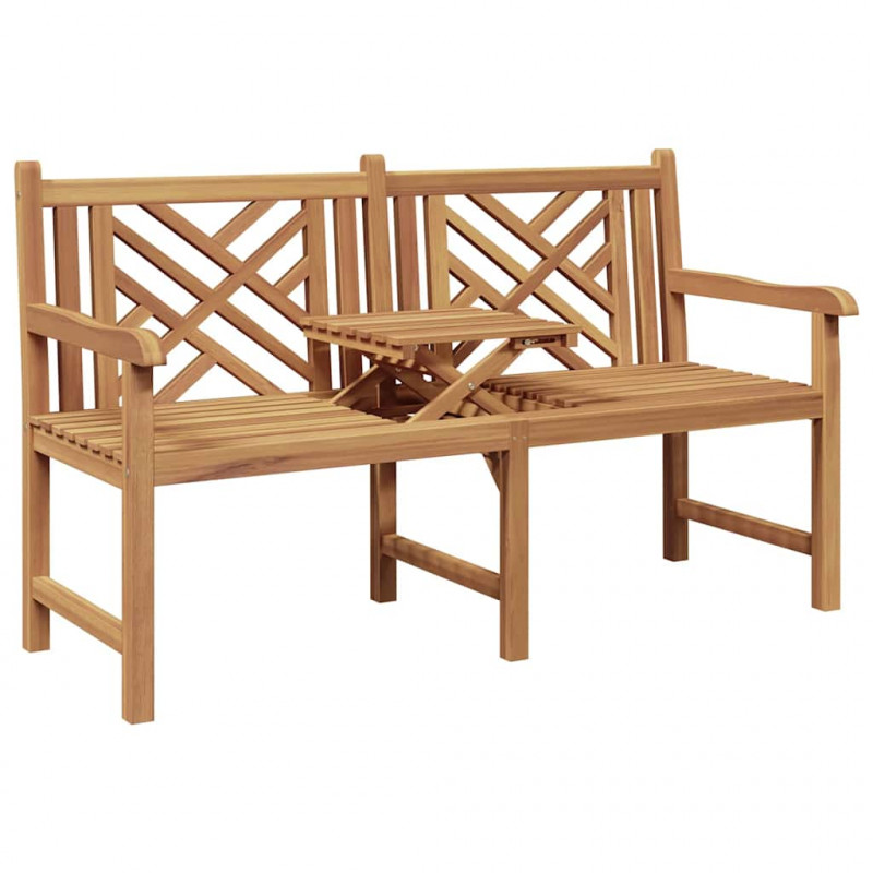 ławka Brązowy 150 x 60 x 90 cm Lite drewno teakowe