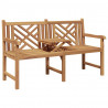 ławka Brązowy 150 x 60 x 90 cm Lite drewno teakowe
