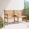 ławka Brązowy 150 x 60 x 90 cm Lite drewno teakowe