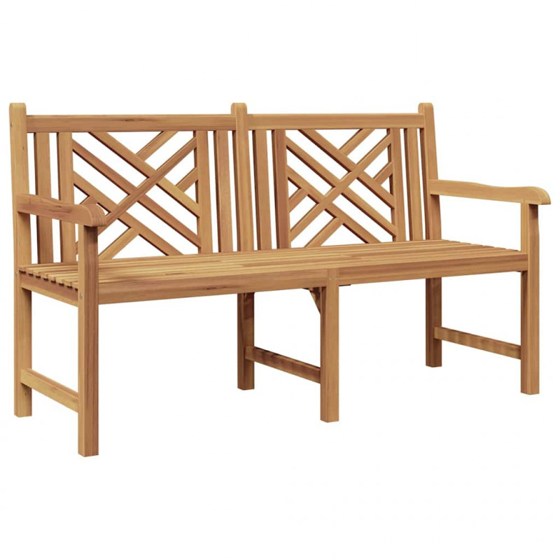 ławka Brązowy 150 x 60 x 90 cm Lite drewno teakowe