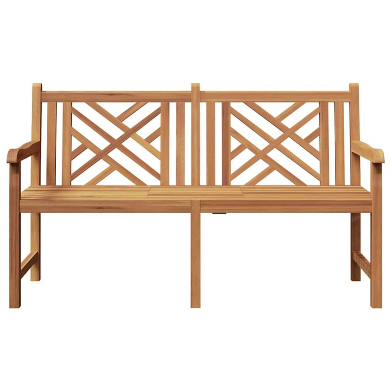 ławka Brązowy 150 x 60 x 90 cm Lite drewno teakowe