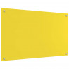 Panel kuchenny Żółty 100 x 60 cm szkło hartowane