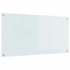 Panel kuchenny Biały 120 x 60 cm szkło hartowane