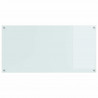 Panel kuchenny Biały 120 x 60 cm szkło hartowane