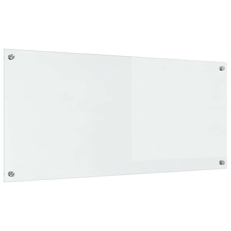 Panel kuchenny przezroczysty 110 x 50 cm szkło hartowane