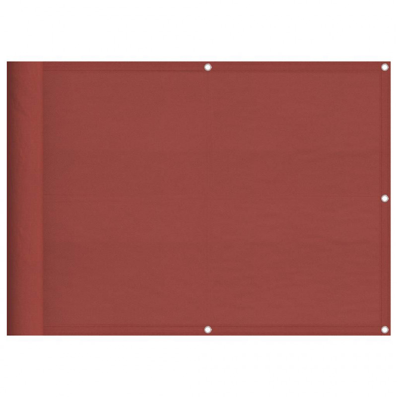 Parawan balkonowy terakota 75x700 cm 100% poliester Oxford