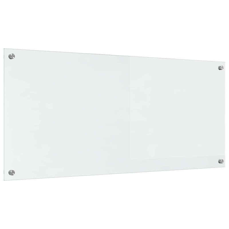 Panel kuchenny przezroczysty 110 x 50 cm szkło hartowane