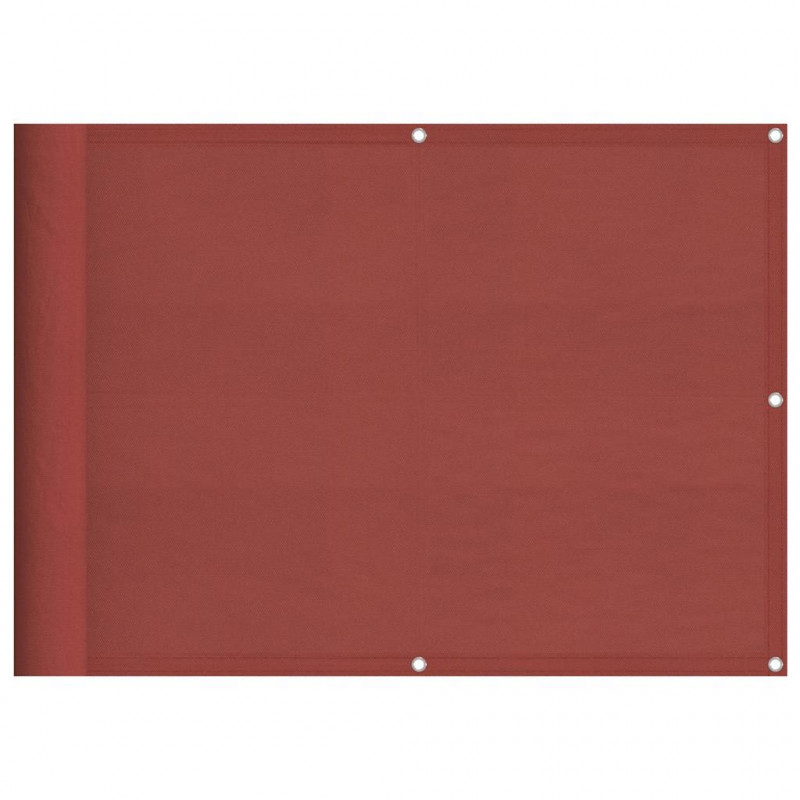 Parawan balkonowy terakota 75x800 cm 100% poliester Oxford