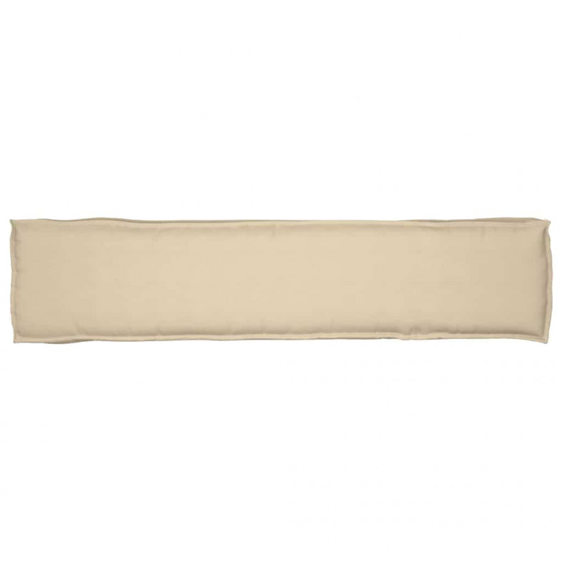 Zestaw poduszek na paletę 2 pcs Beżowy 180 x 40 x 8 cm