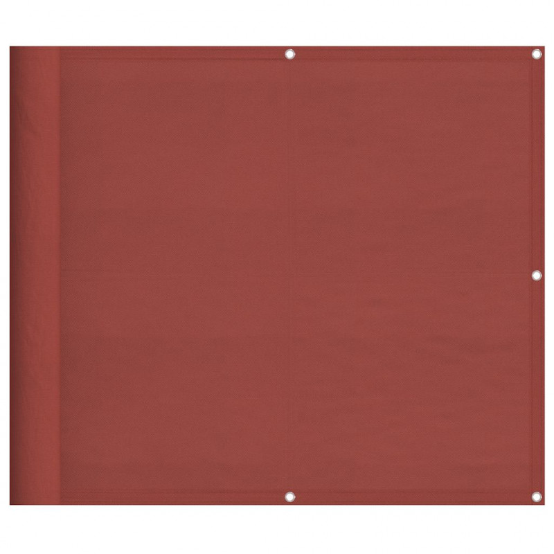 Parawan balkonowy terakota 90x1000 cm 100% poliester Oxford