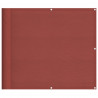 Parawan balkonowy terakota 90x1000 cm 100% poliester Oxford