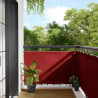 Parawan balkonowy czerwony 90x700 cm 100% poliester Oxford