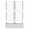Doniczka ogrodowa 2 pcs Biały 80 x 40 x 125,5 cm