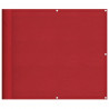 Parawan balkonowy czerwony 90x800 cm 100% poliester Oxford