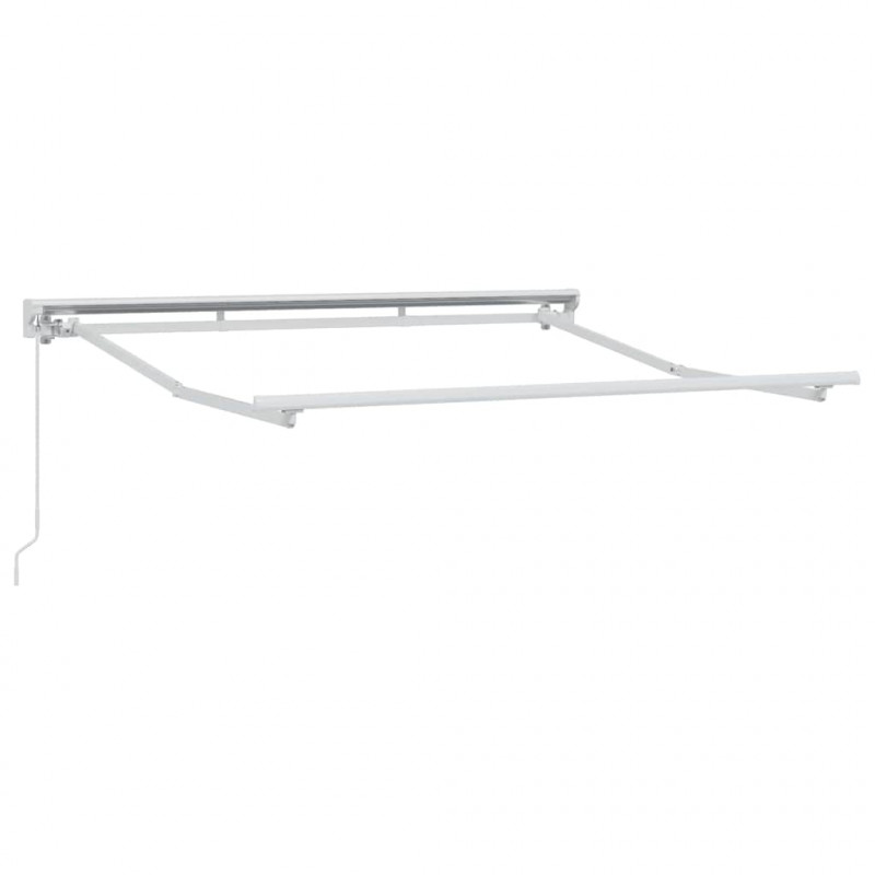 Rama markizy Z regulacją Biały 2,5 x 2 m Stal