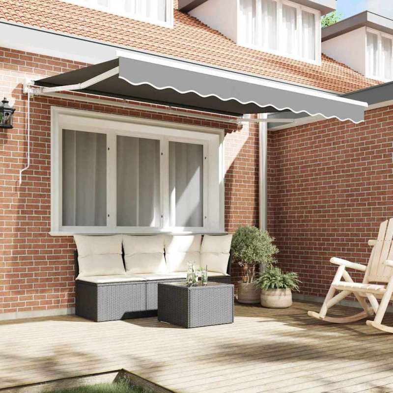 Rama markizy Z regulacją Biały 2,5 x 2 m Stal