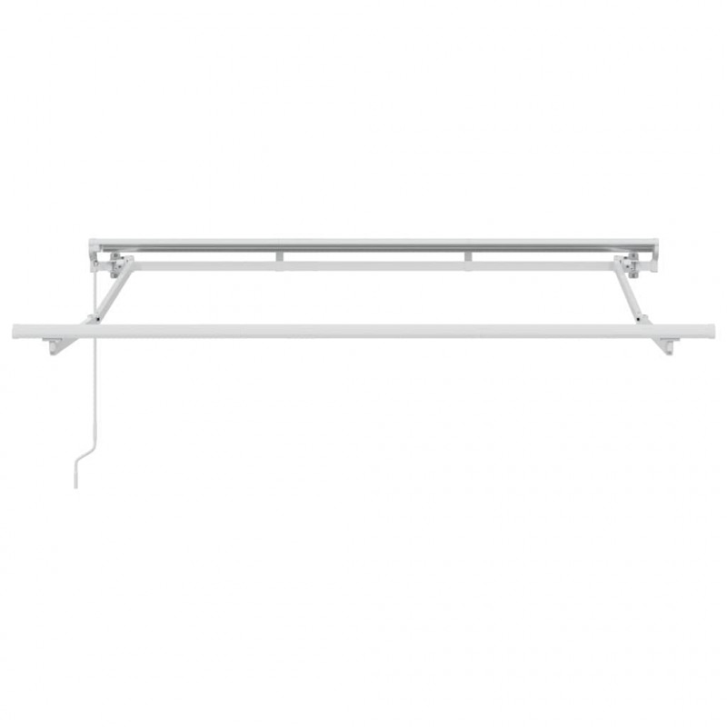 Rama markizy Z regulacją Biały 2,5 x 2 m Stal