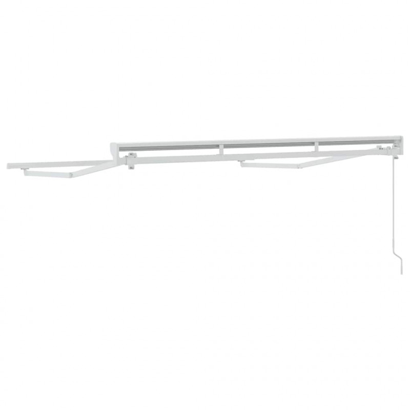 Rama markizy Z regulacją Biały 2,5 x 2 m Stal