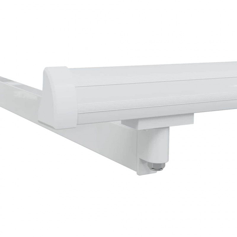 Rama markizy Z regulacją Biały 3 x 2 m Stal
