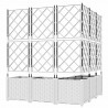Doniczka ogrodowa 5 pcs Biały 120 x 120 x 143 cm