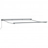 Rama markizy Z regulacją Antracyt 4 × 3 m Stal