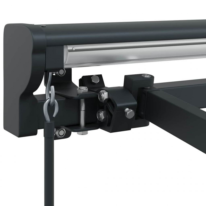 Rama markizy Z regulacją Antracyt 4 × 3 m Stal