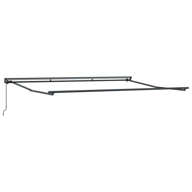 Rama markizy Z regulacją Antracyt 4,5 × 3 m Stal