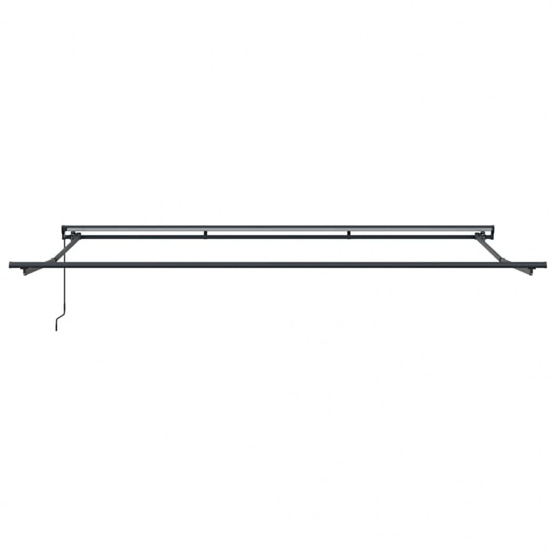 Rama markizy Z regulacją Antracyt 4,5 × 3 m Stal