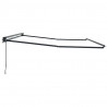 Rama markizy Z regulacją Antracyt 4,5 × 3 m Stal