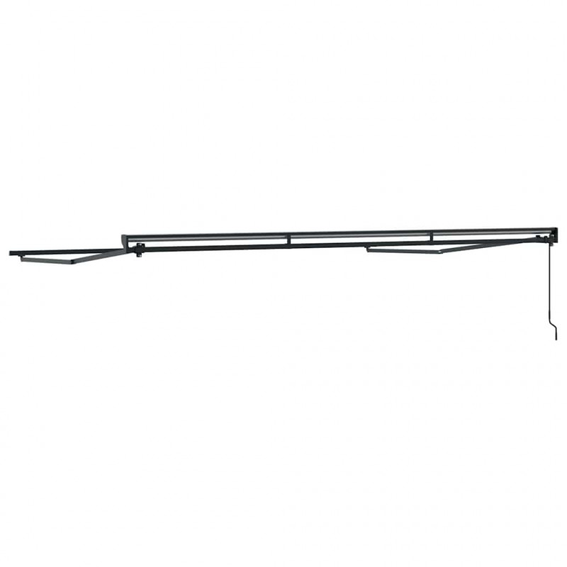 Rama markizy Z regulacją Antracyt 4,5 × 3 m Stal
