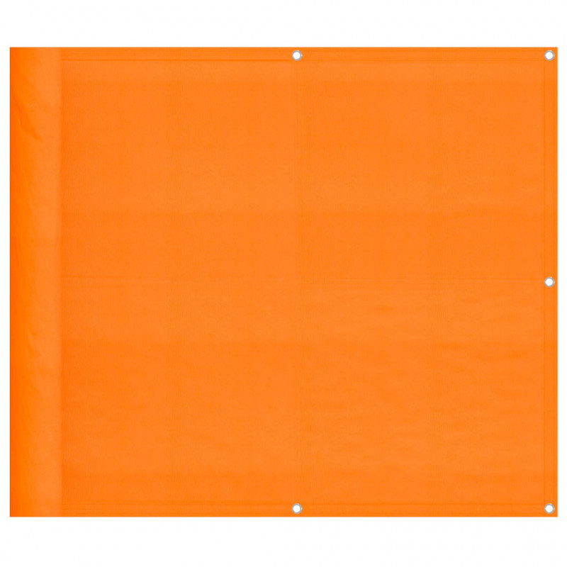 Parawan balkonowy pomarańczowy 90x700 cm 100% poliester Oxford