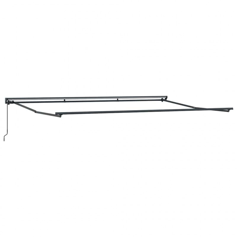 Rama markizy Z regulacją Antracyt 5 x 3 m Stal