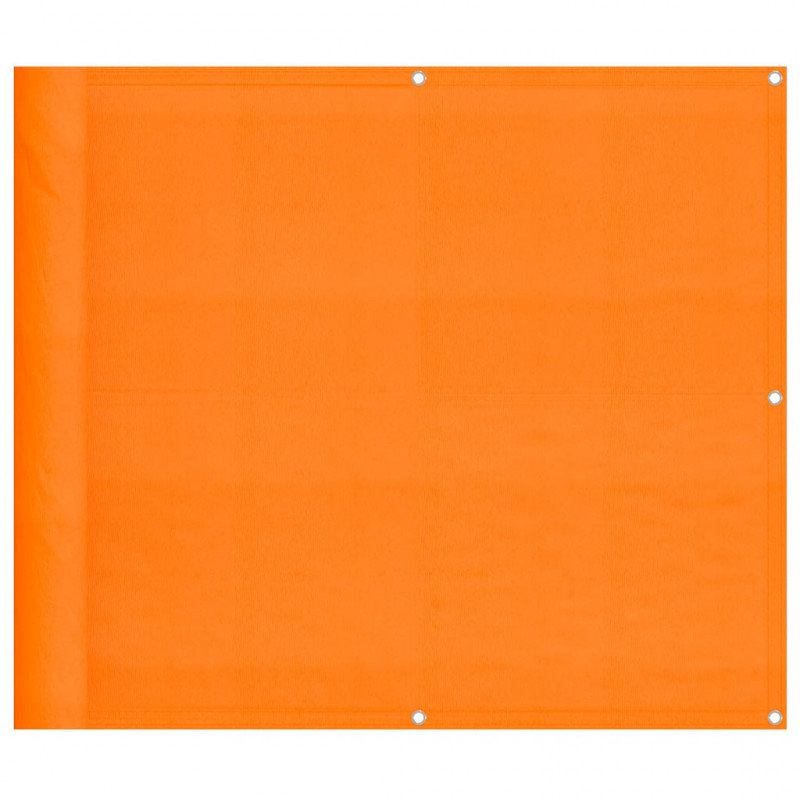 Parawan balkonowy pomarańczowy 90x800 cm 100% poliester Oxford