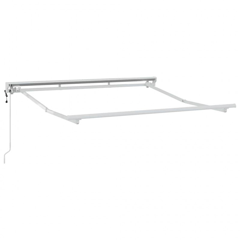 Rama markizy Z regulacją Biały 2,5 x 2 m Stal