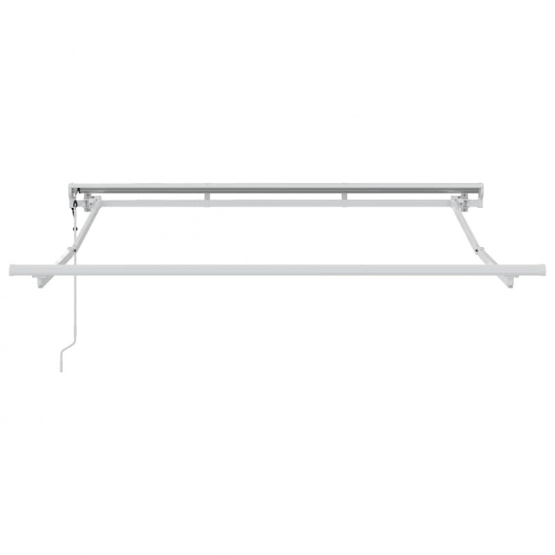 Rama markizy Z regulacją Biały 2,5 x 2 m Stal