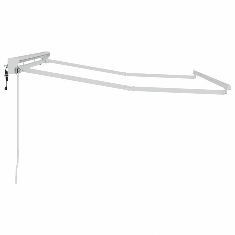 Rama markizy Z regulacją Biały 2,5 x 2 m Stal