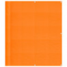 Parawan balkonowy pomarańczowy 120x1000cm 100% poliester Oxford
