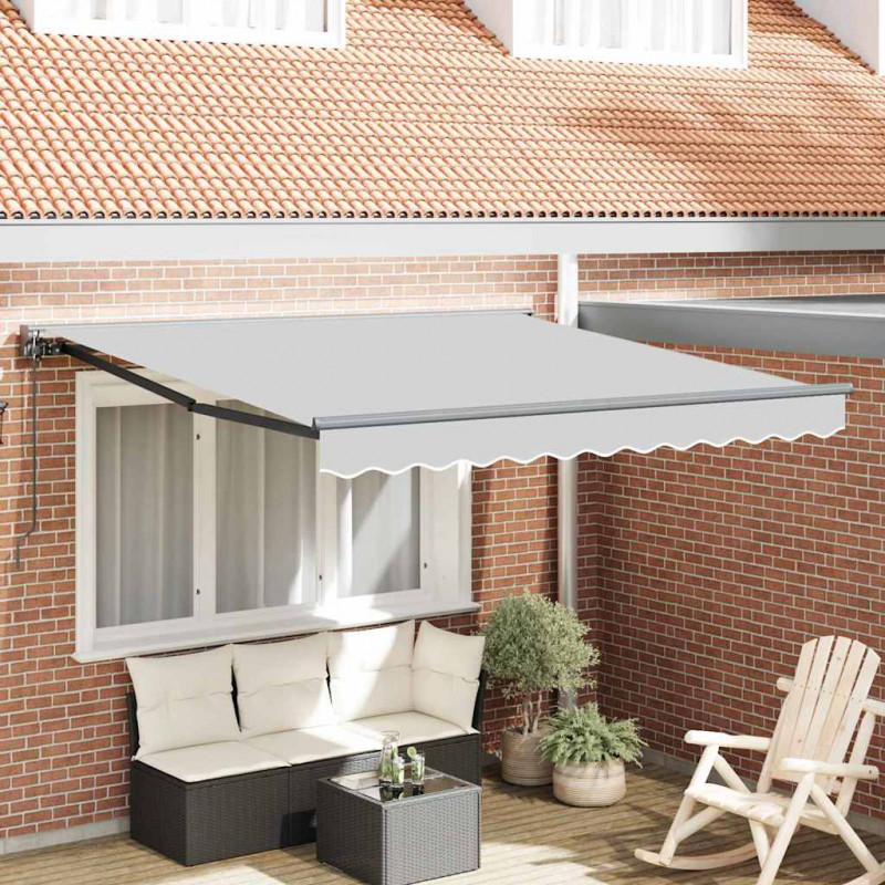 Rama markizy Z regulacją Antracyt 3 x 2,5 m Stal