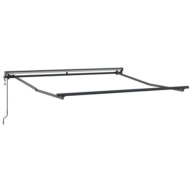 Rama markizy Z regulacją Antracyt 3 x 2,5 m Stal