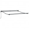 Rama markizy Z regulacją Antracyt 3 x 2,5 m Stal