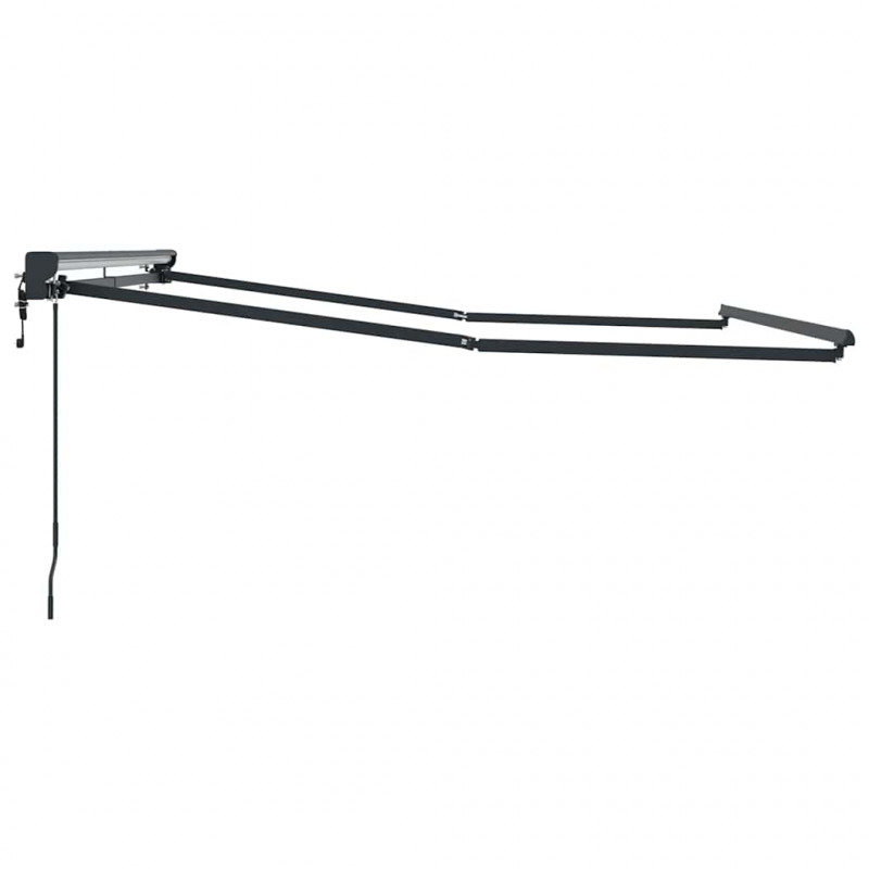 Rama markizy Z regulacją Antracyt 3 x 2,5 m Stal