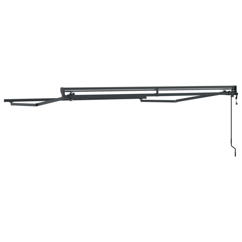 Rama markizy Z regulacją Antracyt 3 x 2,5 m Stal