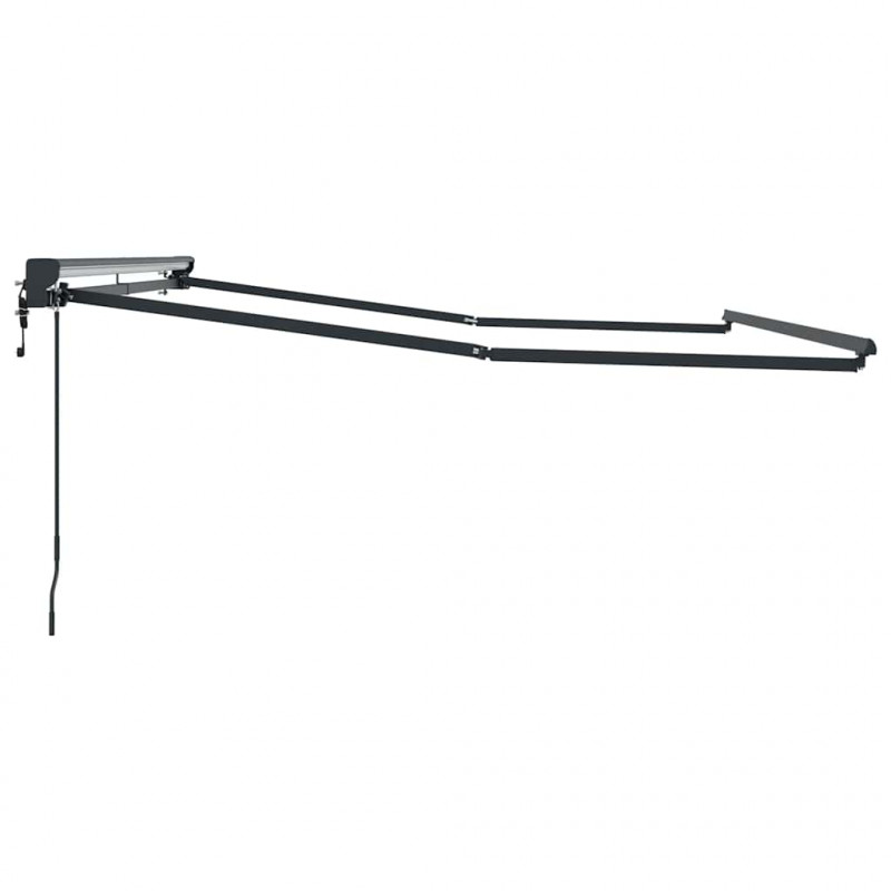 Rama markizy Z regulacją Antracyt 3,5 x 2,5 m Stal