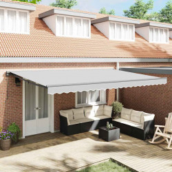 Rama markizy Z regulacją Antracyt 4,5 × 3 m Stal