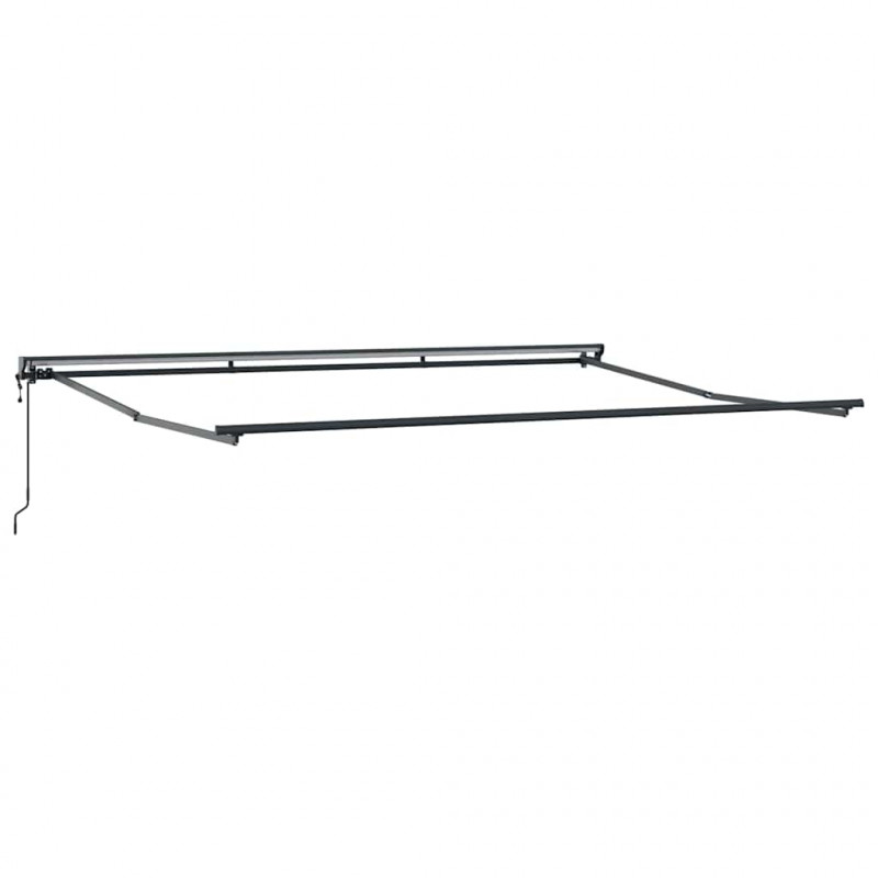 Rama markizy Z regulacją Antracyt 4,5 × 3 m Stal