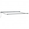 Rama markizy Z regulacją Antracyt 4,5 × 3 m Stal