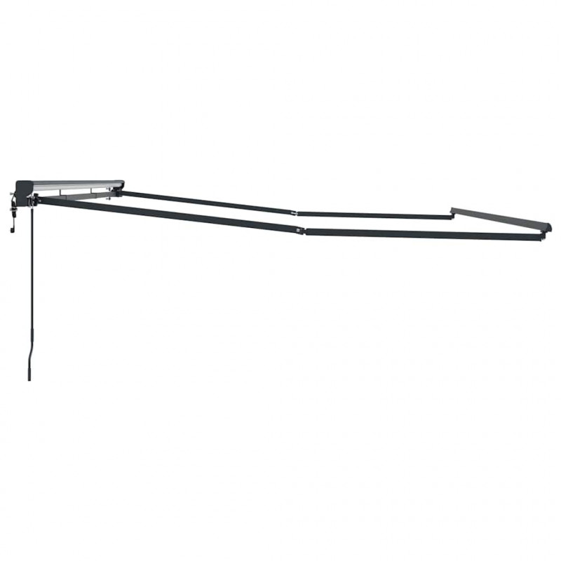 Rama markizy Z regulacją Antracyt 4,5 × 3 m Stal