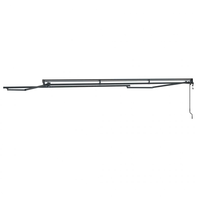 Rama markizy Z regulacją Antracyt 4,5 × 3 m Stal